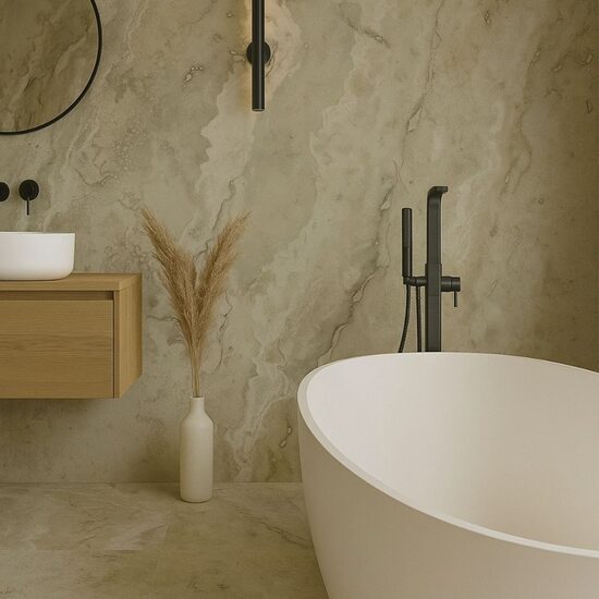 60×120 cm Venecia Crema / Carving (~225 SEK/m²)